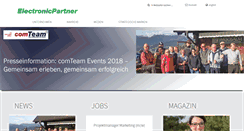 Desktop Screenshot of electronicpartner.com
